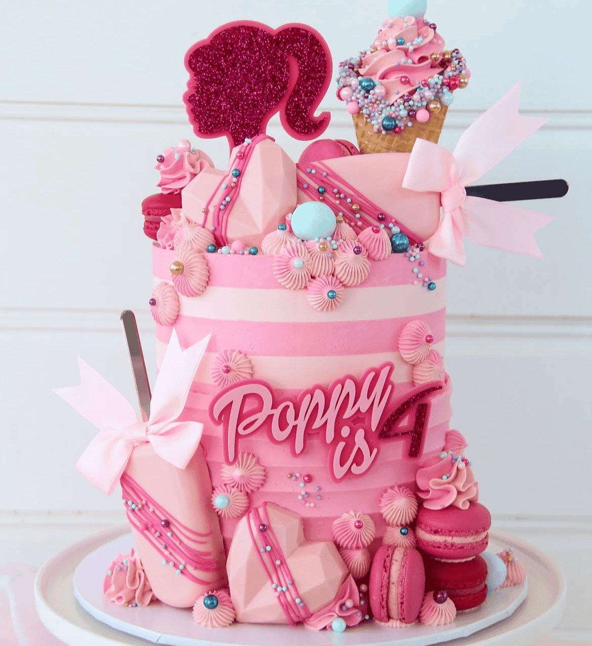 Doll Party Cake Toppers