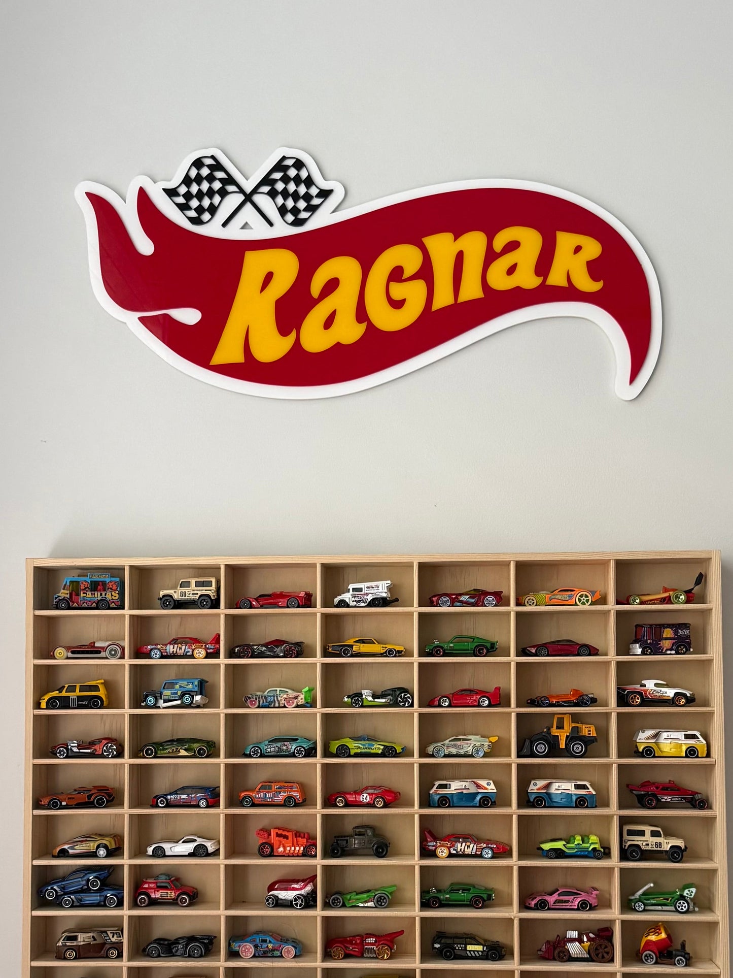 Hot Wheels Room Sign
