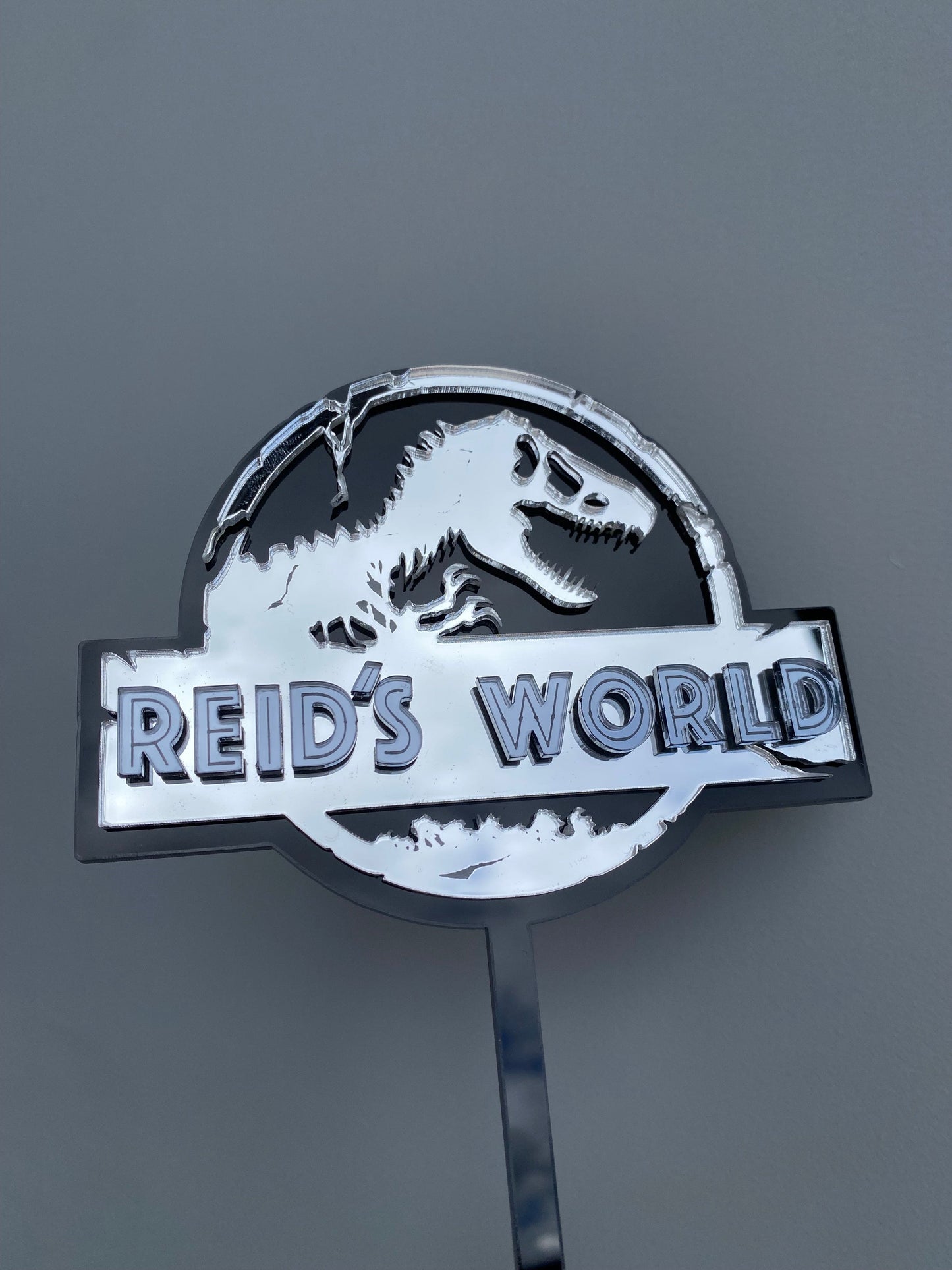 Jurassic Theme Cake Topper