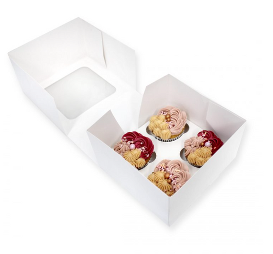 LOYAL Cupcake Boxes - 4 Cavity