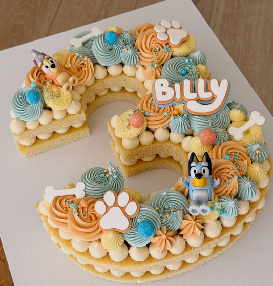 Bluey Theme Cake Toppers & Charms