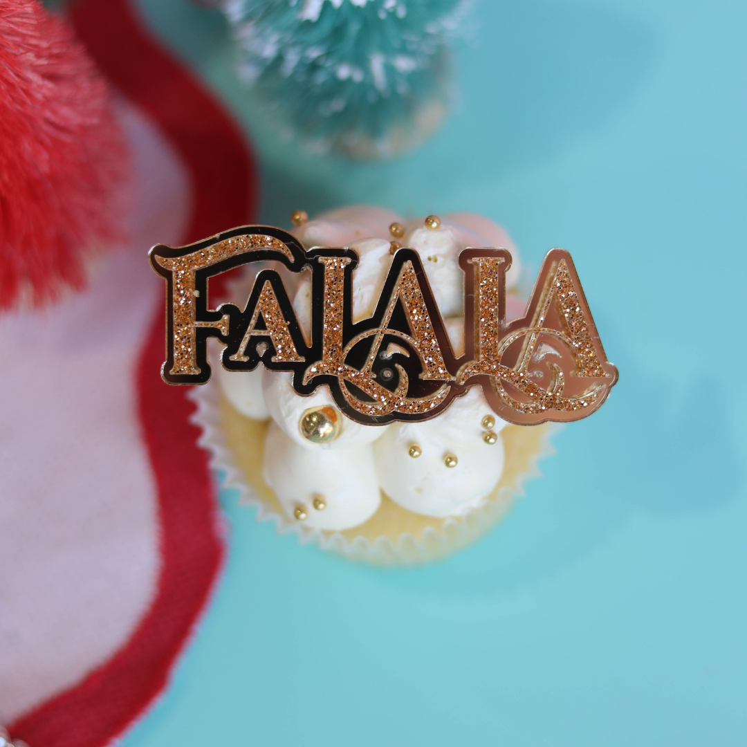 Falala Acrylic Cupcake Charm