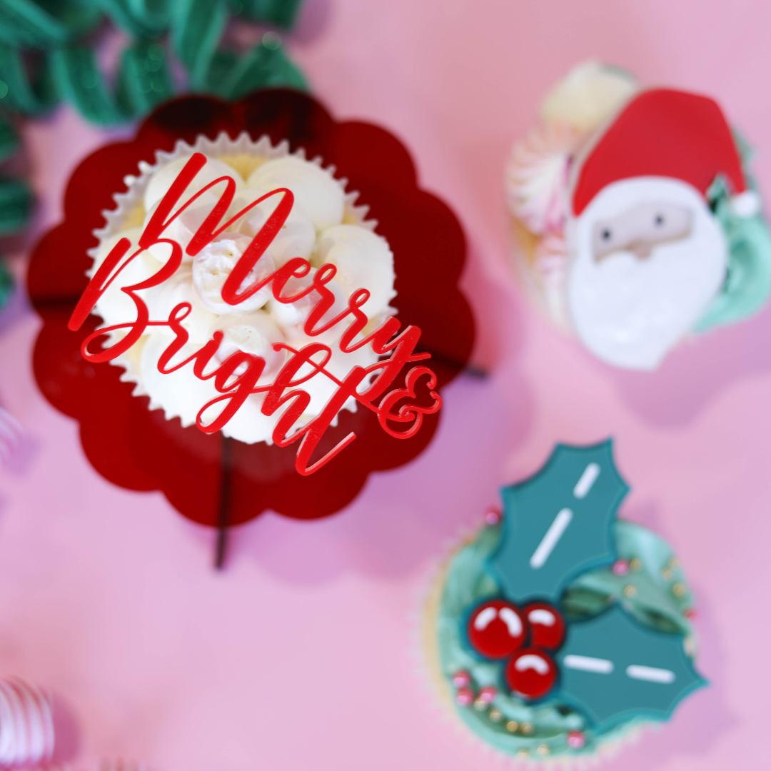 Merry And Bright Christmas Charm