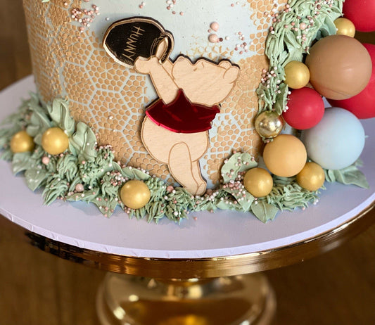 Honey Bear Theme Cake Topper