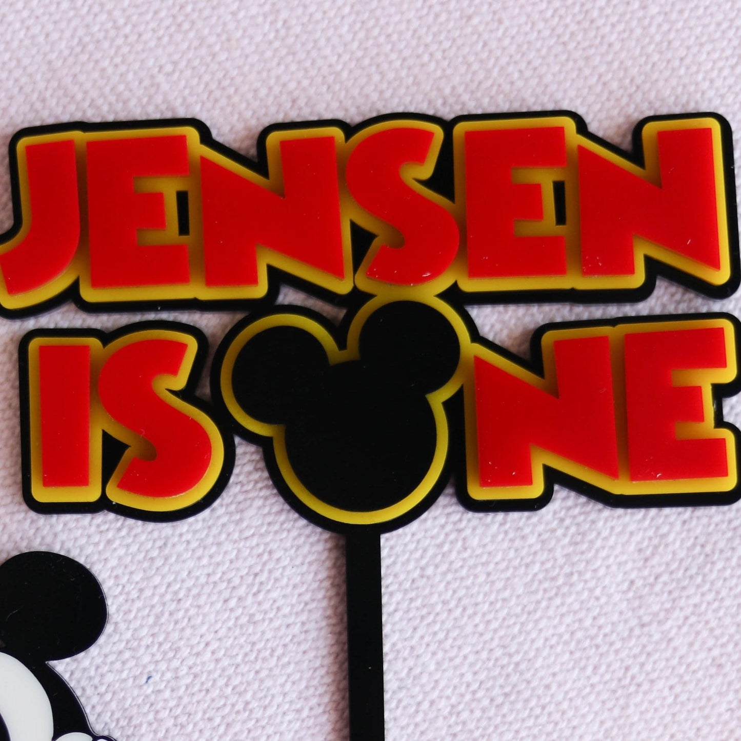 Mouse Party Cake Toppers