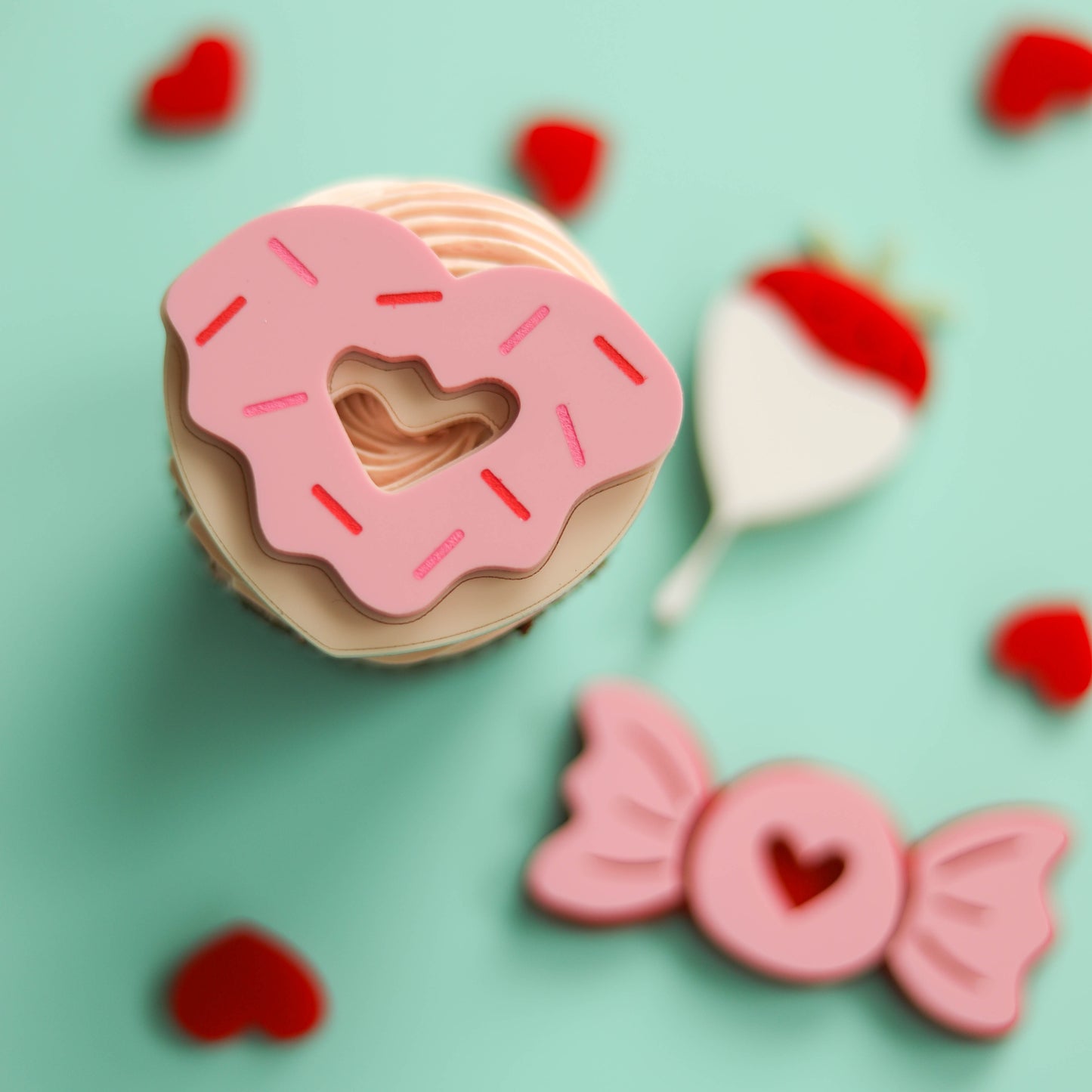 Acrylic Valentines Candy Set