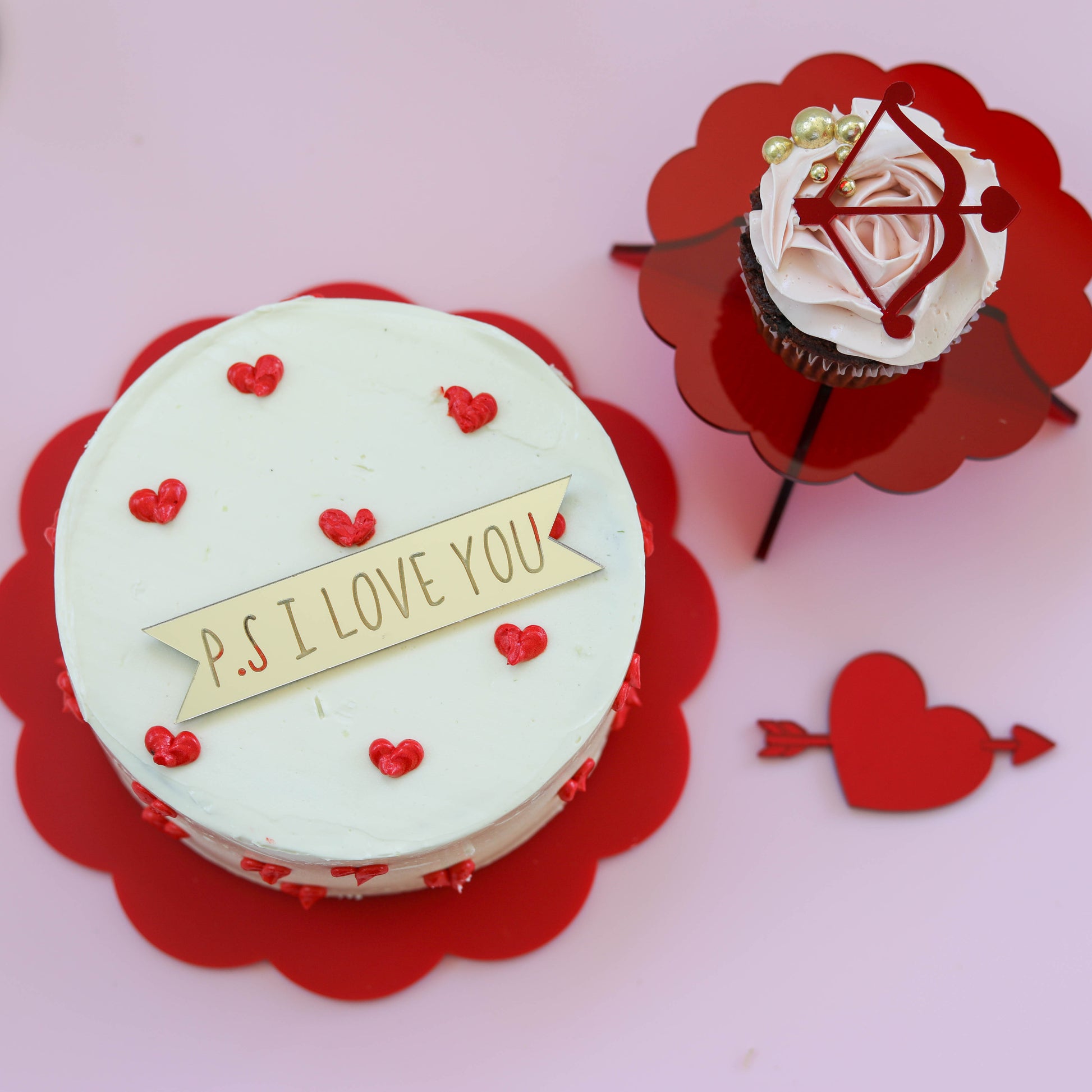 Valentines Day Cake Charm