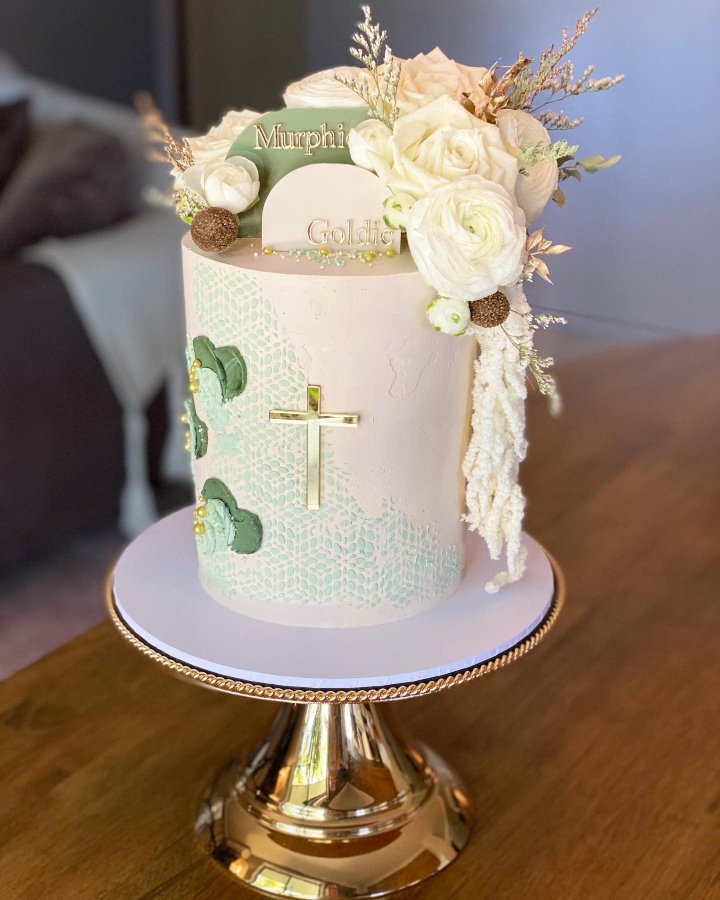 Cake Topper with Cross