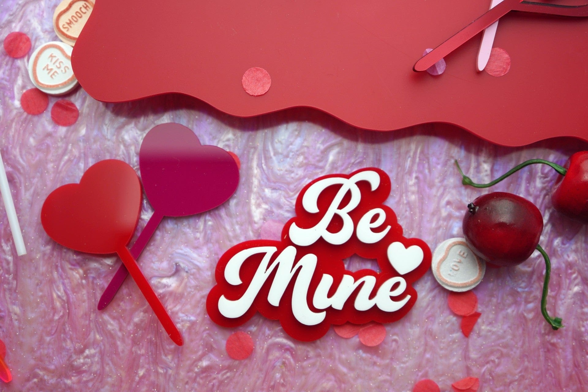 Be Mine Valentine Cake Charm