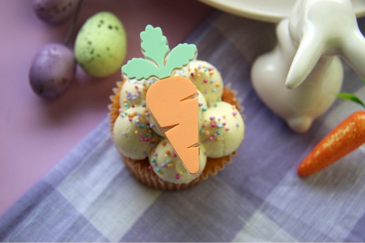 Carrot Cupcake Charm