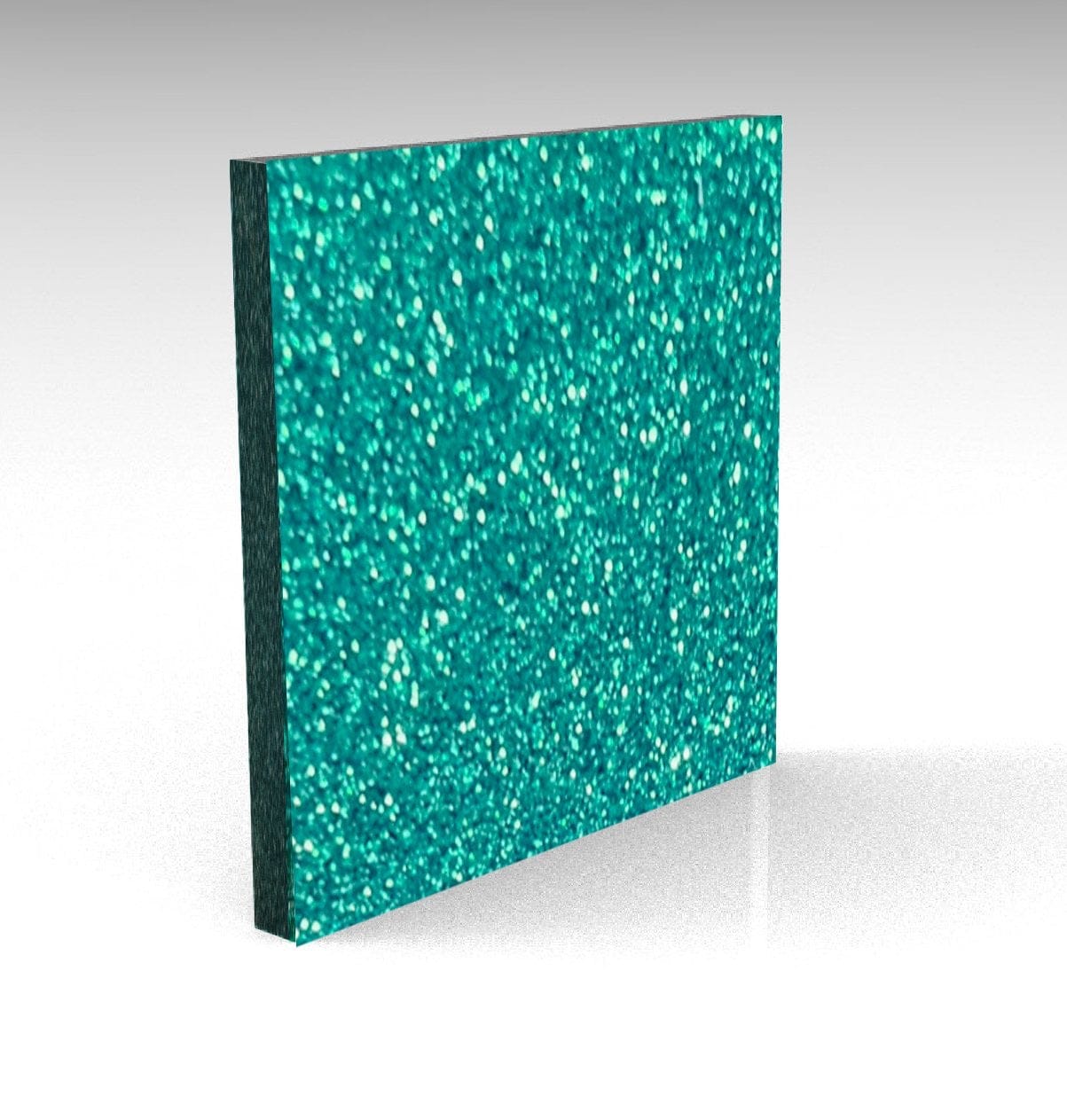 Glitter Turquoise Acrylic