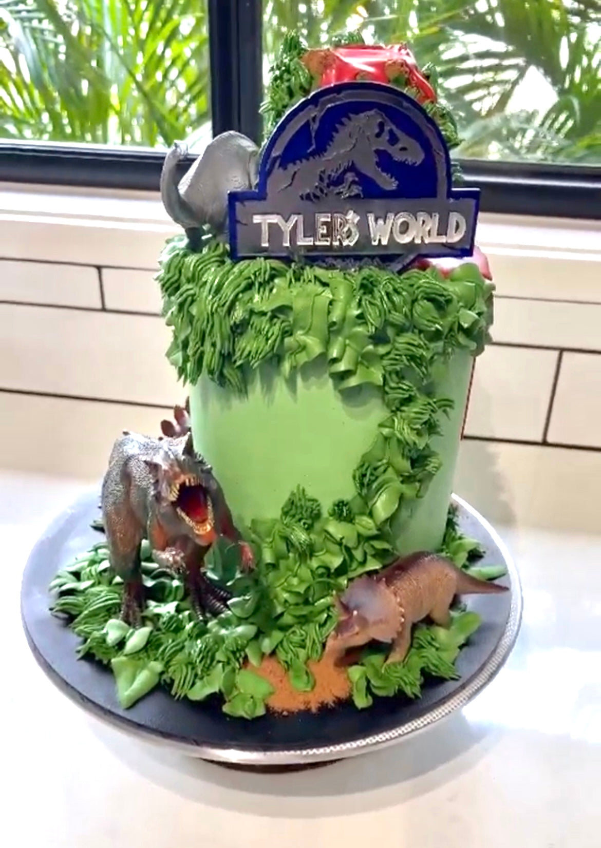 Jurassic Theme Cake Topper