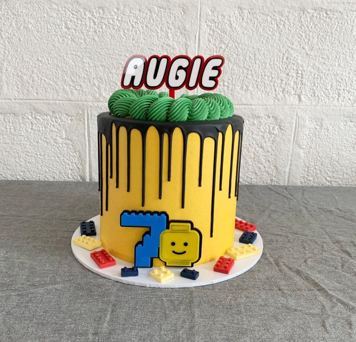 Lego Style Cake Topper