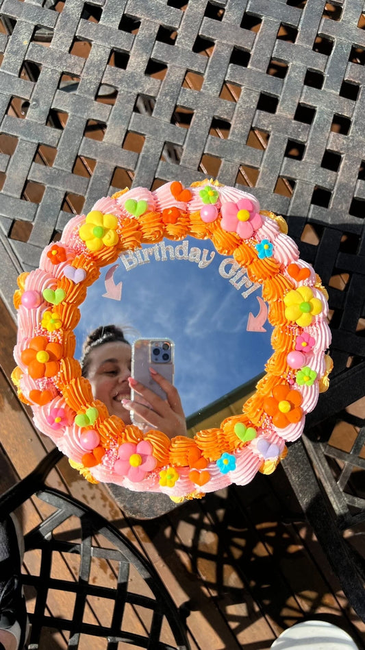 Mirror Cake Top